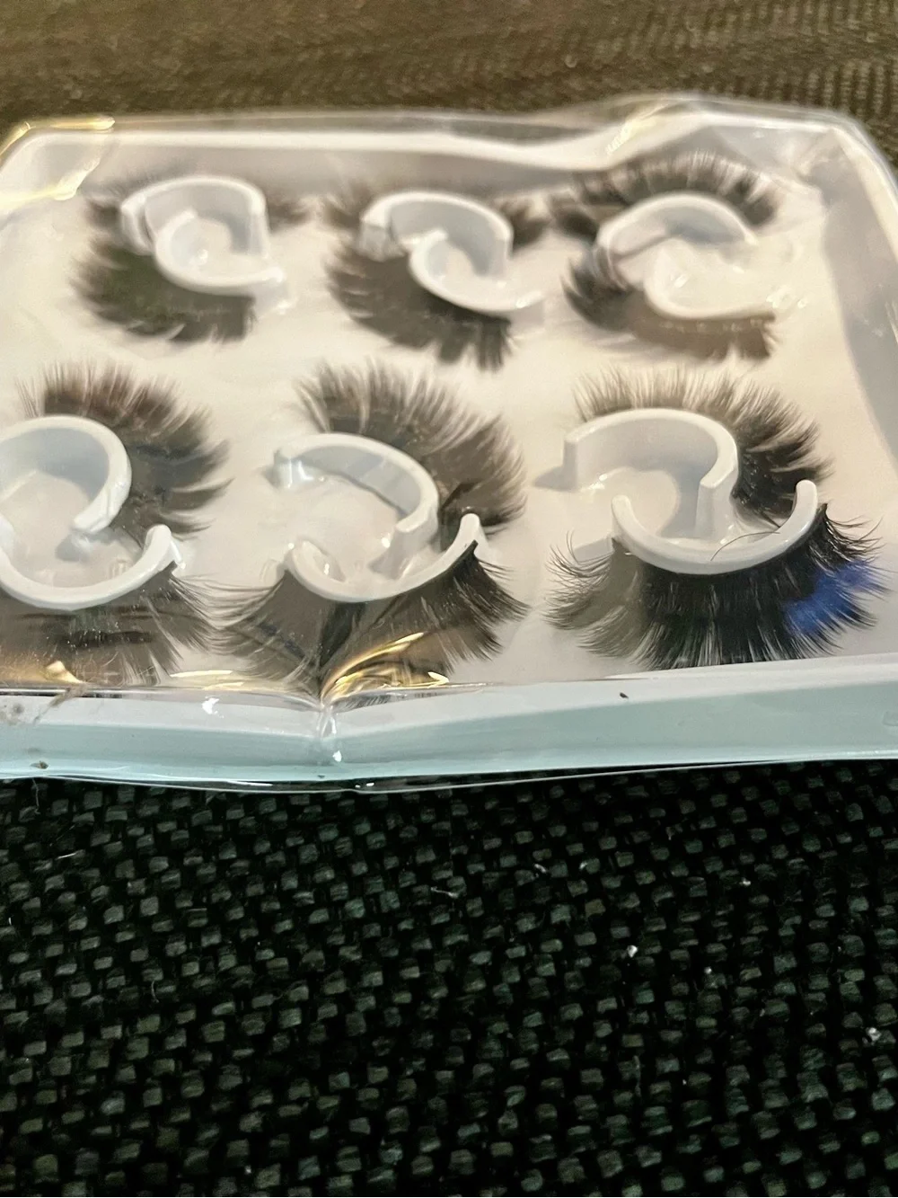 Source Unknown Black Dramatic 3D Faux Mink False Eyelashes - 6 Pair Set